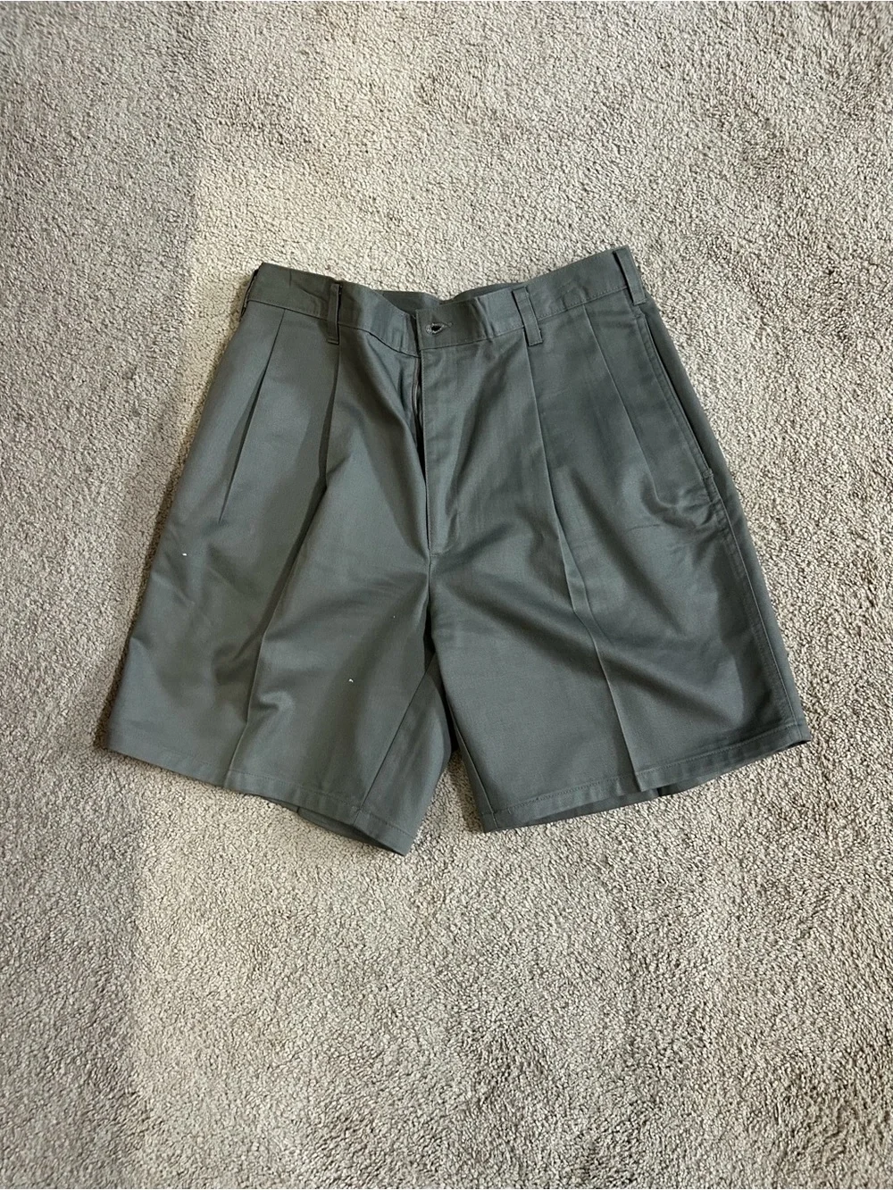 JW Gray Classic Chino Shorts Preppy Golf Casual Mens Shorts Size 28